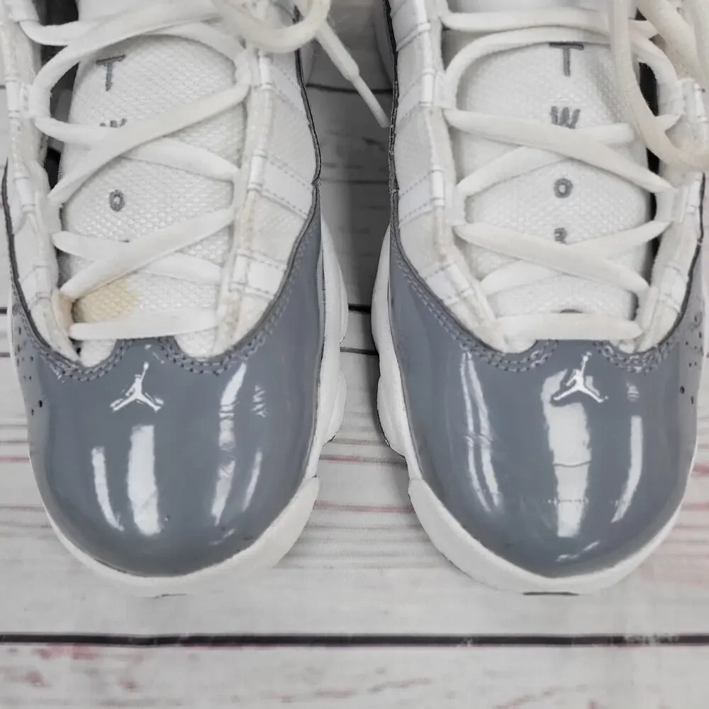 Nike Air Jordan 6 Rings Cool Grey GS 323419-121 Youth Sie 6Y Shoes